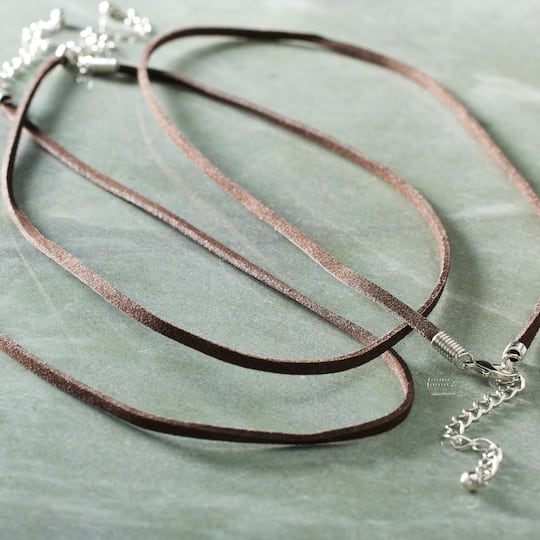 Necklace Chain Faux Leather Necklace Cord Necklace-Multi-Strand